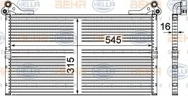 BEHR HELLA SERVICE 8MO376750751 масляний радіатор, моторне масло