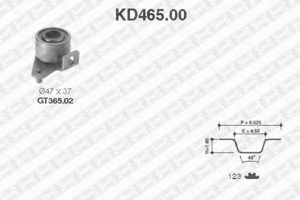 SNR KD46500 Комплект ременя ГРМ