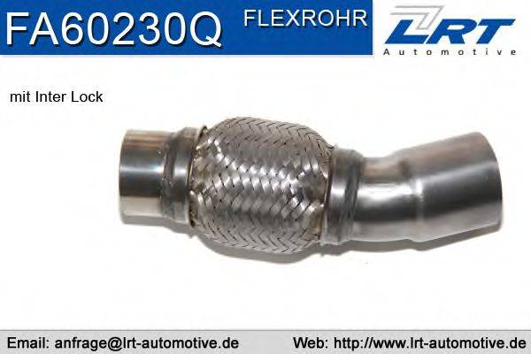 LRT FA60230Q Гофрована труба; вихлопна система; Ремонтна трубка, сажовий/частковий фільтр