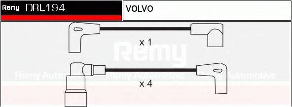DELCO REMY DRL194 Комплект дротів запалювання