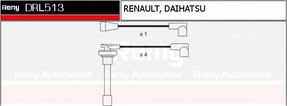 DELCO REMY DRL513 Комплект дротів запалювання