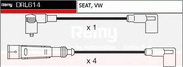 DELCO REMY DRL614 Комплект дротів запалювання