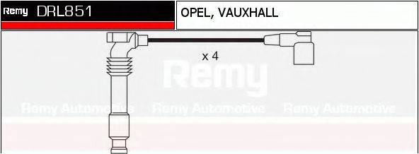 DELCO REMY DRL851 Комплект дротів запалювання