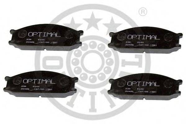 OPTIMAL 9273 Комплект гальмівних колодок, дискове гальмо