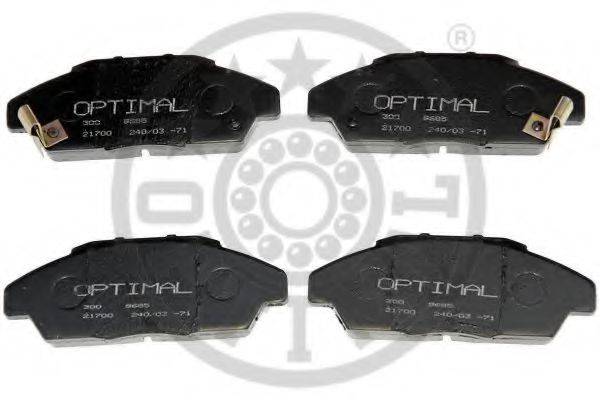 OPTIMAL 9685 Комплект гальмівних колодок, дискове гальмо
