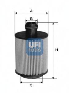 UFI 2506100 Масляний фільтр