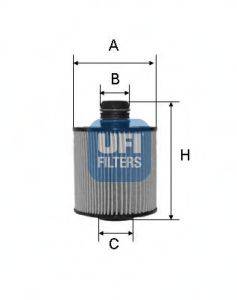 UFI 2508300 Масляний фільтр