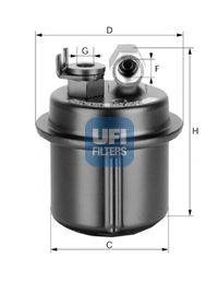UFI 3153500 Паливний фільтр