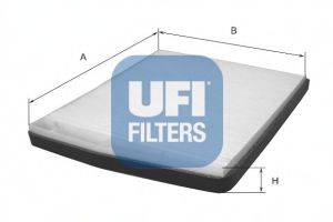 UFI 5309100 Фільтр, повітря у внутрішньому просторі