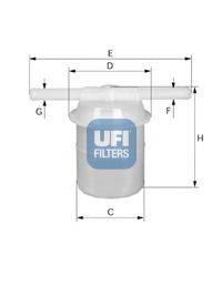 UFI 3101800 Паливний фільтр