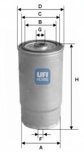 UFI 2401200 Паливний фільтр