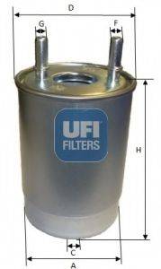 UFI 2410800 Паливний фільтр