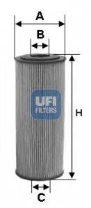 UFI 2515400 Масляний фільтр