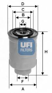 UFI 2401700 Паливний фільтр