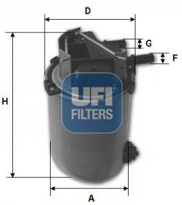 UFI 2406101 Паливний фільтр