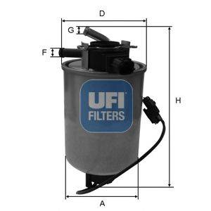 UFI 2401801 Паливний фільтр