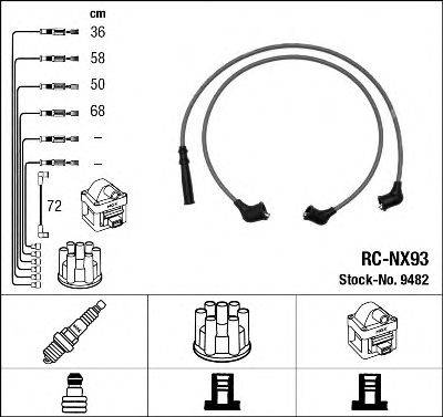 NGK 9482 Комплект дротів запалювання