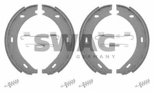 SWAG 10931150 Комплект гальмівних колодок, стоянкова гальмівна система