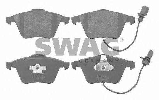 SWAG 30916584 Комплект гальмівних колодок, дискове гальмо
