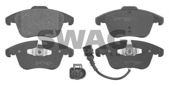 SWAG 30916760 Комплект гальмівних колодок, дискове гальмо