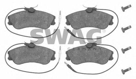 SWAG 62916237 Комплект гальмівних колодок, дискове гальмо