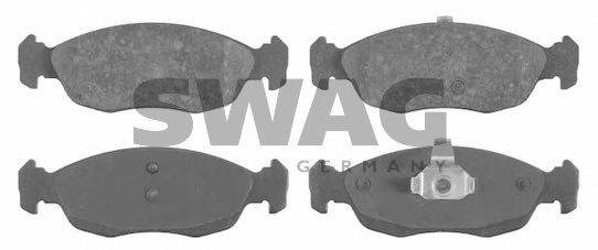 SWAG 62916238 Комплект гальмівних колодок, дискове гальмо