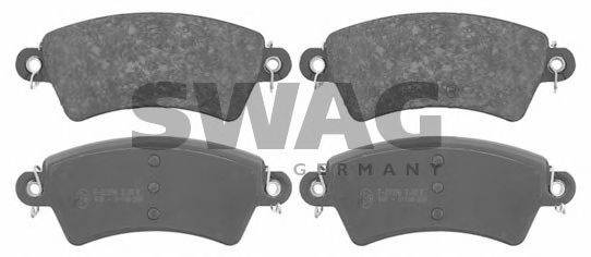 SWAG 62916364 Комплект гальмівних колодок, дискове гальмо