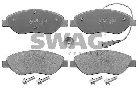SWAG 70116013 Комплект гальмівних колодок, дискове гальмо