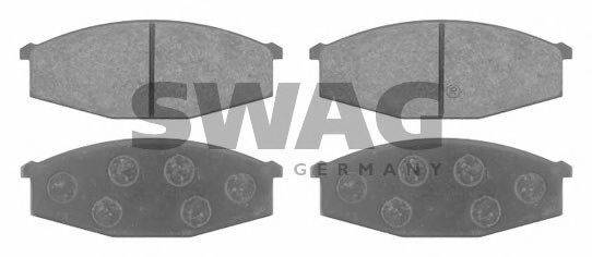 SWAG 82916263 Комплект гальмівних колодок, дискове гальмо