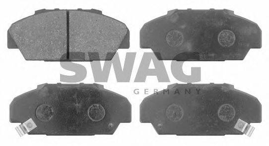 SWAG 85916365 Комплект гальмівних колодок, дискове гальмо