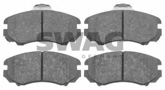 SWAG 90916489 Комплект гальмівних колодок, дискове гальмо