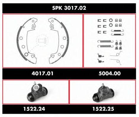 REMSA SPK301702 Комплект гальм, барабанний гальмівний механізм