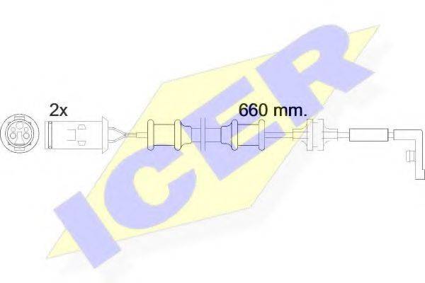 ICER 610447EC Сигналізатор, знос гальмівних колодок