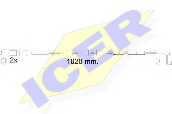 ICER 610555EC Сигналізатор, знос гальмівних колодок