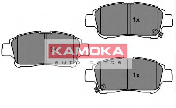 KAMOKA JQ101159 Комплект гальмівних колодок, дискове гальмо