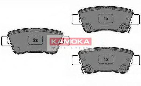 KAMOKA JQ1013764 Комплект гальмівних колодок, дискове гальмо