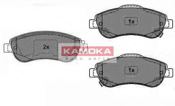 KAMOKA JQ1018396 Комплект гальмівних колодок, дискове гальмо