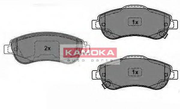 KAMOKA JQ1018456 Комплект гальмівних колодок, дискове гальмо