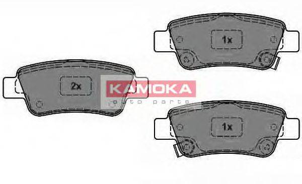 KAMOKA JQ1018466 Комплект гальмівних колодок, дискове гальмо