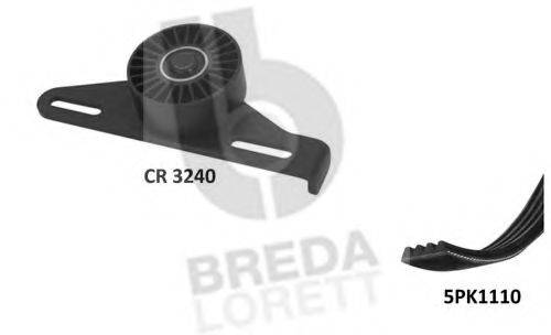 BREDA LORETT KCA0025 Полікліновий ремінний комплект