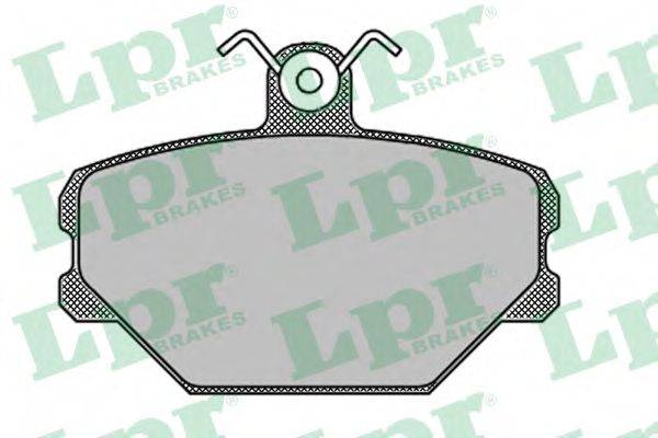 LPR 05P916 Комплект гальмівних колодок, дискове гальмо