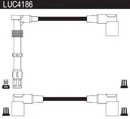 LUCAS ELECTRICAL LUC4186 Комплект дротів запалювання