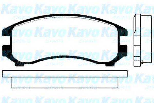 KAVO PARTS BP6511 Комплект гальмівних колодок, дискове гальмо