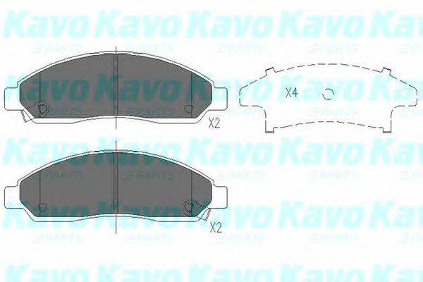 KAVO PARTS KBP3513 Комплект гальмівних колодок, дискове гальмо