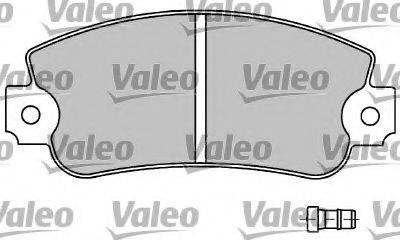 VALEO 597015 Комплект гальмівних колодок, дискове гальмо