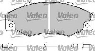 VALEO 597105 Комплект гальмівних колодок, дискове гальмо