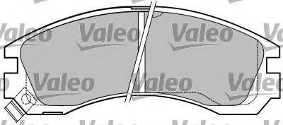 VALEO 597179 Комплект гальмівних колодок, дискове гальмо