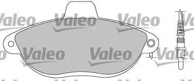 VALEO 597219 Комплект гальмівних колодок, дискове гальмо