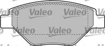 VALEO 597495 Комплект гальмівних колодок, дискове гальмо