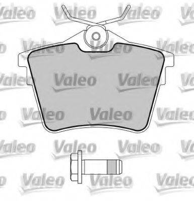 VALEO 597520 Комплект гальмівних колодок, дискове гальмо